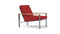 Barlow Tyrie Equinox Occasional Fauteuil Club lounge inox brossé avec coussins