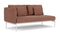 Barlow Tyrie Layout Deep Seating Double Seat - One High Arm Layout Double Seat - One High Arm - avec coussins