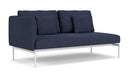 Barlow Tyrie Layout Deep Seating Double Seat - One High Arm Layout Double Seat - One High Arm - avec coussins