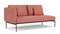 Barlow Tyrie Layout Deep Seating Double Seat - One High Arm Layout Double Seat - One High Arm - avec coussins