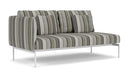 Barlow Tyrie Layout Deep Seating Double Seat - One High Arm Layout Double Seat - One High Arm - avec coussins