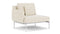 Barlow Tyrie Layout Deep Seating Single Seat - One Arm - avec coussins