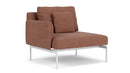 Barlow Tyrie Layout Deep Seating Single Seat - One Arm - avec coussins