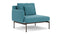 Barlow Tyrie Layout Deep Seating Single Seat - One Arm - avec coussins