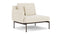 Barlow Tyrie Layout Deep Seating Single Seat - One Arm - avec coussins