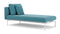 Barlow Tyrie Layout Deep Seating Single Lounger - Double seat with single back - with cushions