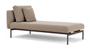 Barlow Tyrie Layout Deep Seating Single Lounger - Double seat with single back - with cushions