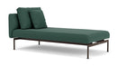 Barlow Tyrie Layout Deep Seating Single Lounger - Double seat with single back - with cushions