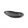 Barebones Enamel Deep Plate Set Ensemble de 2 assiettes Ø27.9cm Charcoal 