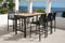 Barlow Tyrie Aura High Dining Table haute de bar 200 (200x71cm) Plateau Teck 