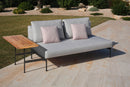 Barlow Tyrie Layout Deep Seating Double Bench - Double seat with back - avec coussins 