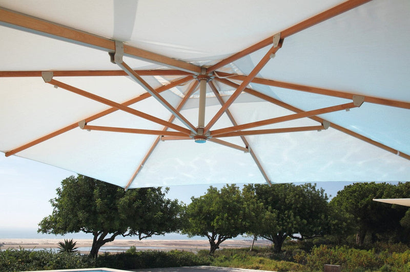 Barlow Tyrie Napoli Parasol Cantilever 350x350cm à mât déporté 