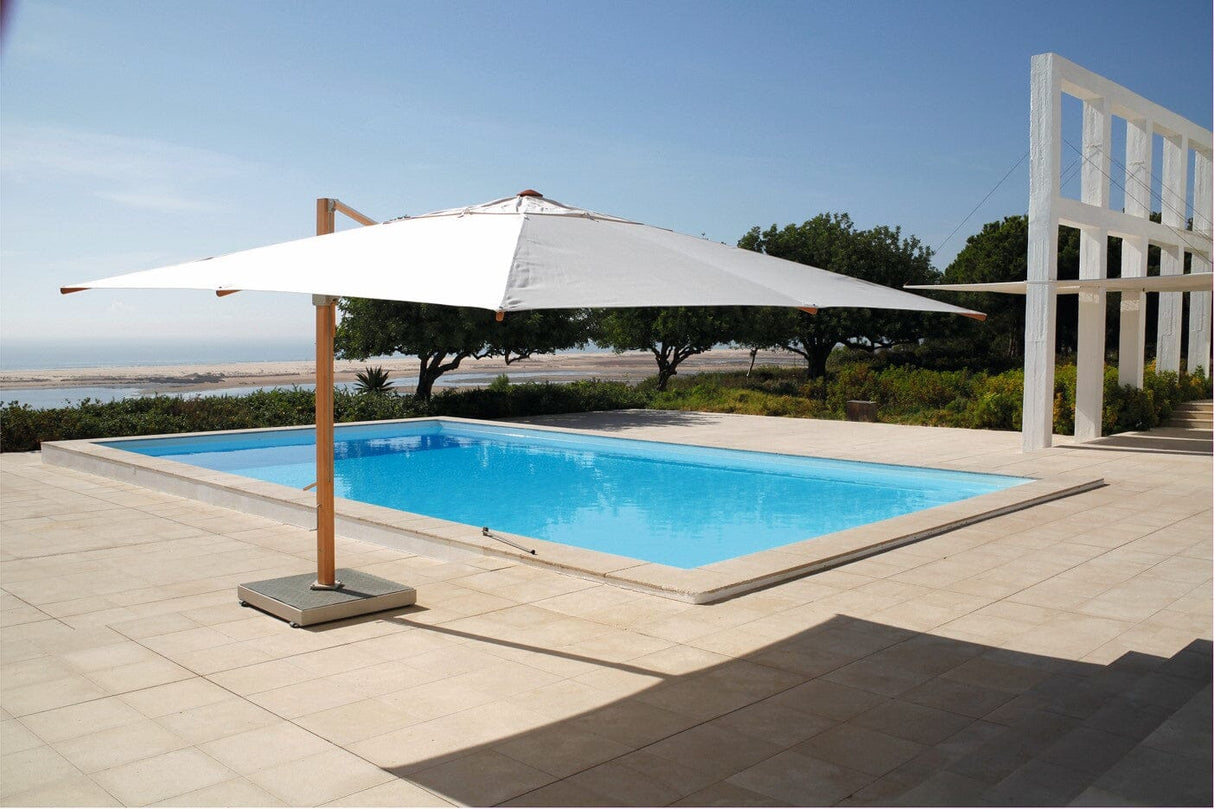 Barlow Tyrie Napoli Parasol Cantilever 400x400cm à mât déporté 