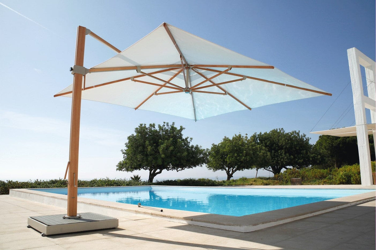 Barlow Tyrie Napoli Parasol Cantilever 400x400cm à mât déporté 