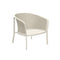 Emu 1216 Carousel Fauteuil Club Lounge Alu-Thick Twist Rope Matt White 23 / Corde Melange Ivory 12 