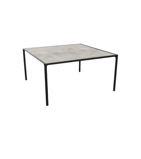 Emu 724 Terramare Table repas 150x150cm Black 24 / Gres Lead 53 