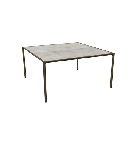 Emu 724 Terramare Table repas 150x150cm Indian Brown 41 / Gres Lead 53 