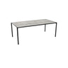 Emu 725 Terramare Table repas 203x103cm Black 24 / Gres Lead 53 