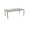 Emu 725 Terramare Table repas 203x103cm Indian Brown 41 / Gres Lead 53 