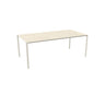 Emu 725 Terramare Table repas 203x103cm Matt White 23 / Gres Salt 51 