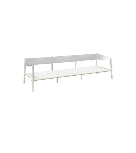 Emu 731 Terramare Structure Canapé 3 places Lounge, coussins en sus Matt White 23 / White 200/92 