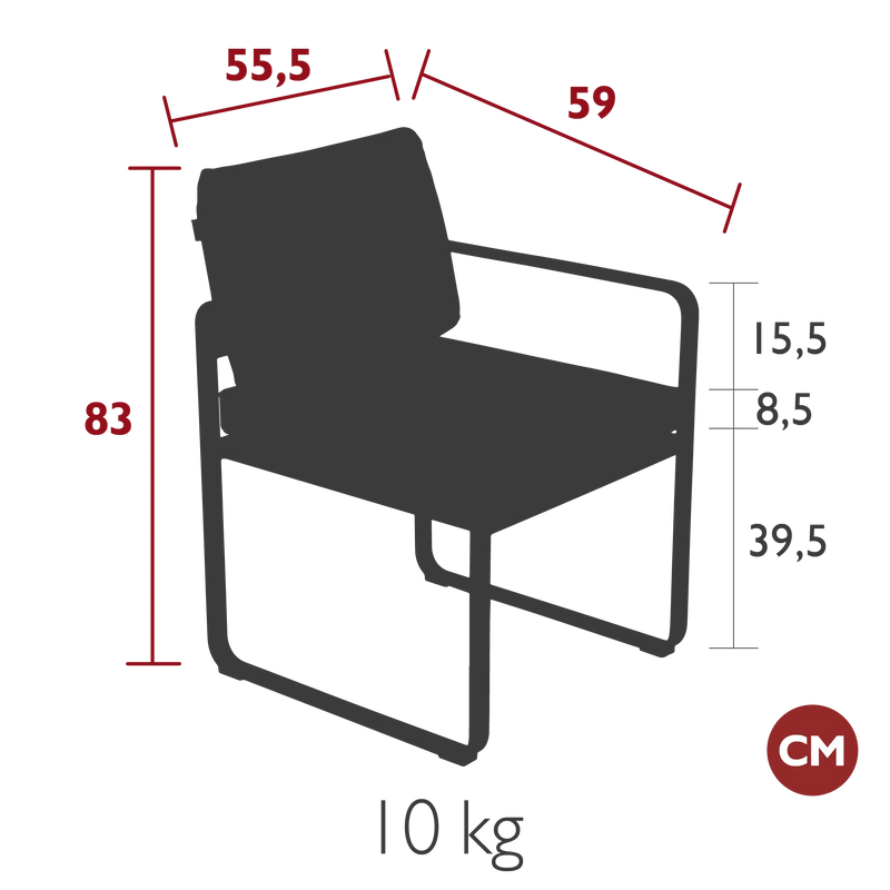 Fermob Bellevie Fauteuil Repas 2022 