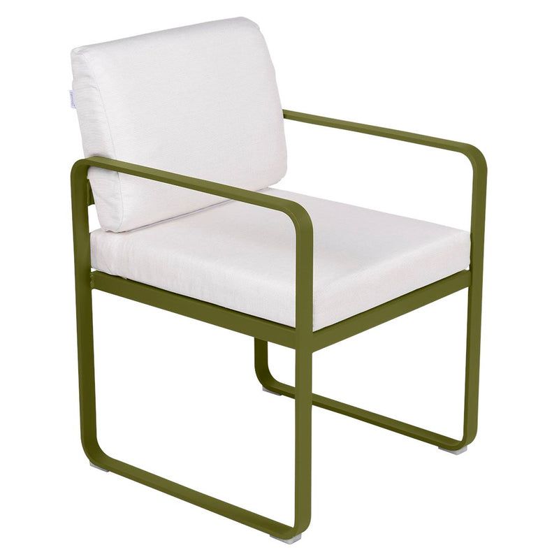 Fermob Bellevie Fauteuil Repas 2022 Pesto D3 Blanc grisé 81 