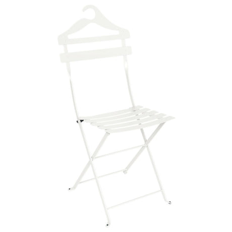 Fermob Bistro Chaise valet Blanc coton 01 