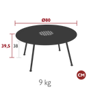 Fermob Lorette Table basse Ø 80cm 