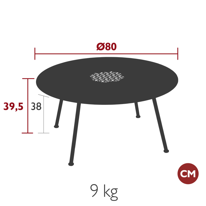 Fermob Lorette Table basse Ø 80cm 