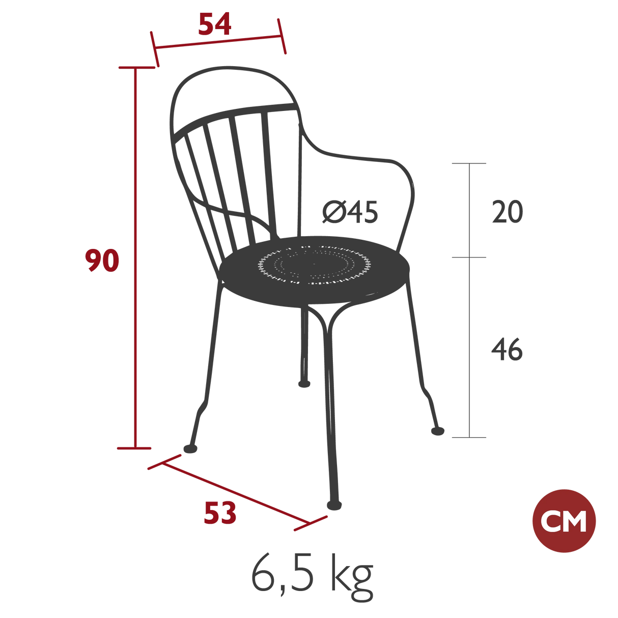 Fermob Louvre Fauteuil 