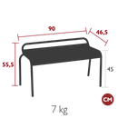 Fermob Luxembourg Banc Compact 2 places 