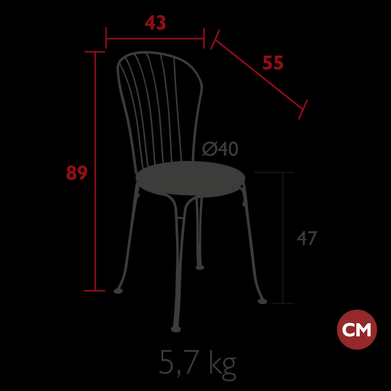 Fermob Opéra+ Chaise 