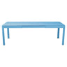 Fermob Ribambelle Table 2 allonges 149/234 x 100cm Bleu maya E1 