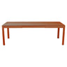 Fermob Ribambelle Table 2 allonges 149/234 x 100cm Orange confite E2 