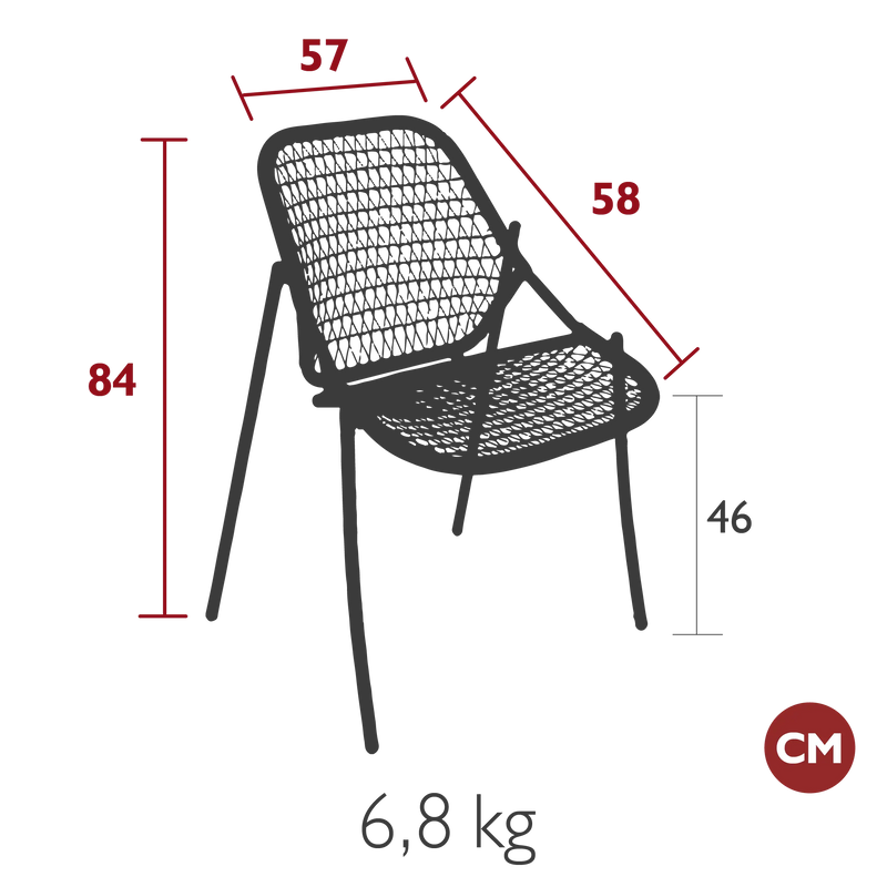 Fermob Sixties Chaise empilable 