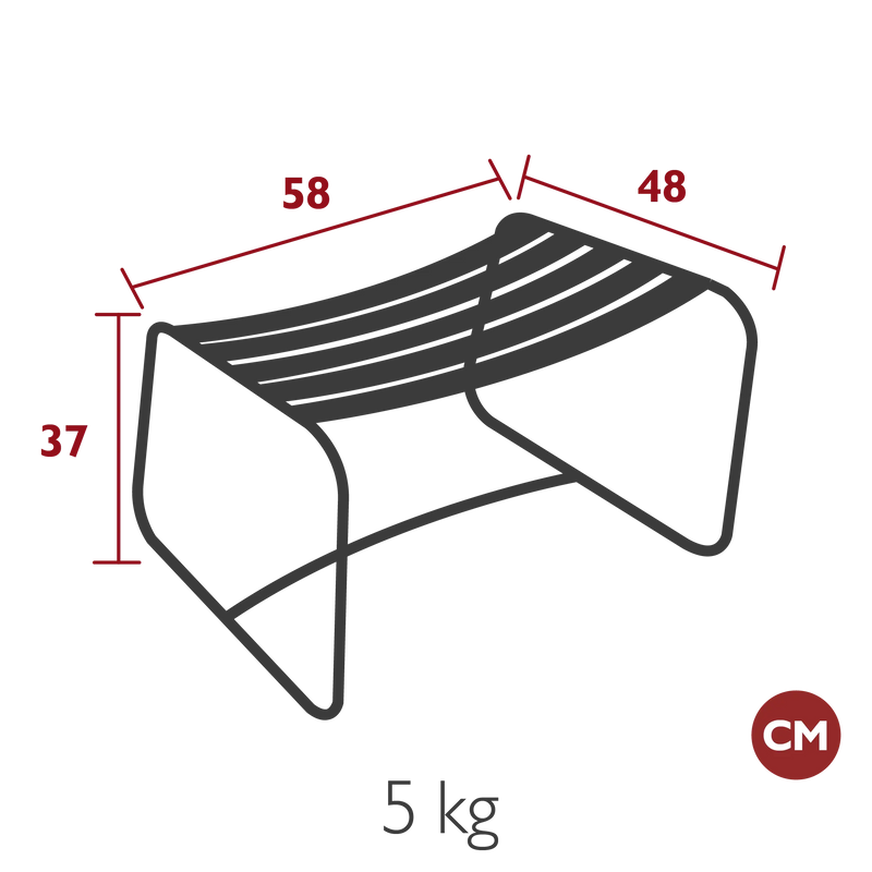 Fermob Surprising® Repose-pieds teck 