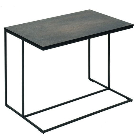 Fischer Möbel Flora Lounge Add-on Table d’appoint 67x41cm H:52cm HPL Titan 75 