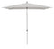 Glatz Parasol Alu-Smart easy 210x150cm 156 Pale grey 