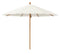 Glatz Parasol Piazzino easy 158 Off white Ø300cm 