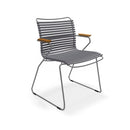 Houe Click Dining chair bamboo armrests Dark grey 