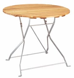 Mazuvo Expresso II Table repas pliable Ø90cm 