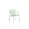 Petite Friture Week-end Fauteuil Bridge avec accoudoirs Vert pastel 12 