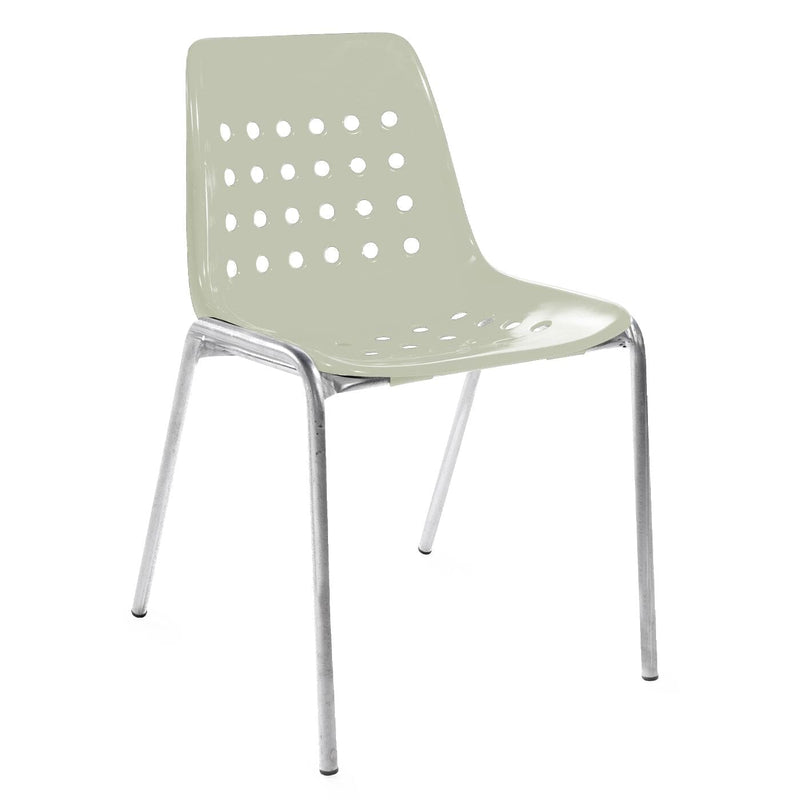 Schaffner Bermuda Chaise empilable Vert pastel 64 Galvanisé à chaud 02 