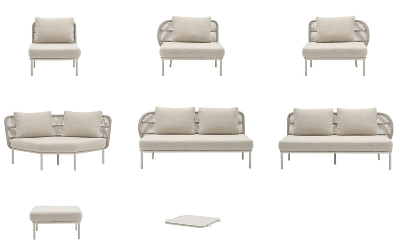 Vincent Sheppard Kodo Modular 1-Seater Left, coussins en sus 