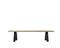 Vincent Sheppard Matteo Bench 195x40cm Teak Top BLACK (A007) 