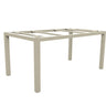 Zebra Alus Piètement de table 160x90cm H:74cm Light Taupe 