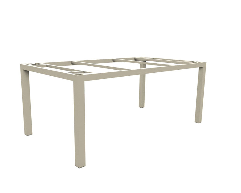 Zebra Alus Piètement de table 180x100cm H:74cm Light Taupe 