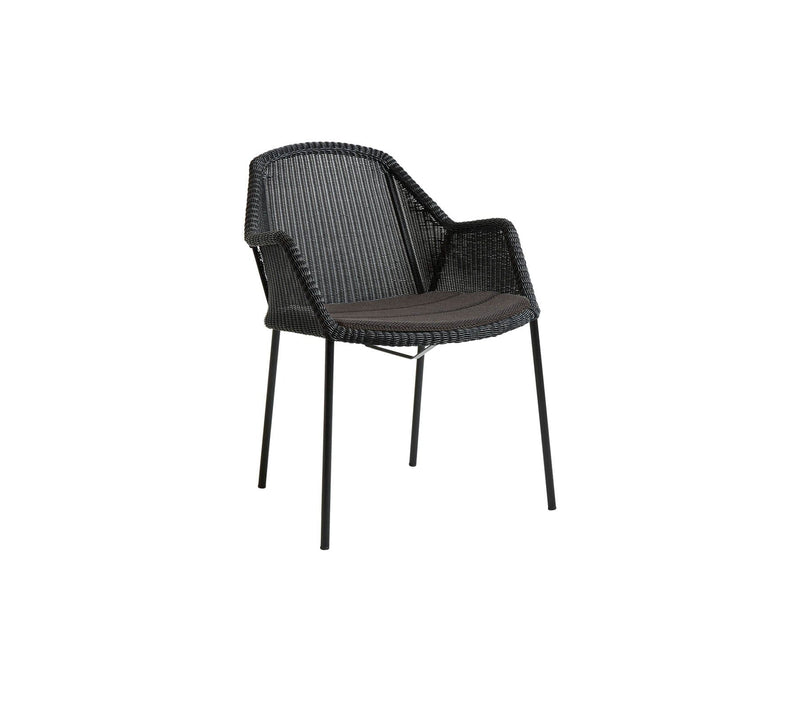 Cane-line Breeze Fauteuil repas empilable, coussins en sus (5464) 