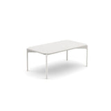 Dedon Izon Set Coffee Table 90x50cm, avec plateau en mineral composite Talc Talc 343 